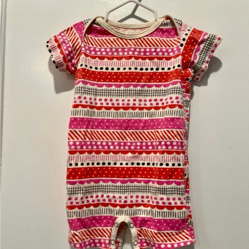 Organic Cotton Winter Water Factory Pink Onesie Size 3 Months
